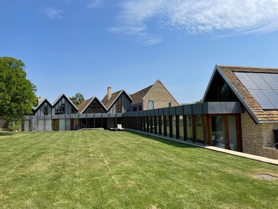 Completed exterior decorating on a large country estate property in Wiltshire
